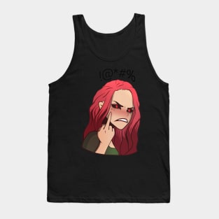 Anime pink vampire Tank Top